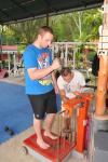 Biggest Loser of weight contest at Tiger Muay Thai and MMA training Camp, Phuket, Thailand