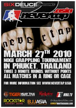 nevertap-asia-2-poster @ Tiger Muay Thai and MMA, Thailand