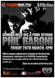 UFC veteran Phil Baroni gives MMA seminar at Tiger Muay Thai and MMA training camp, Phuket, Thailand