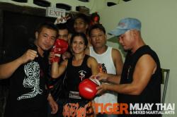Veronica defendsPatong Muay thai title with 4th round KO