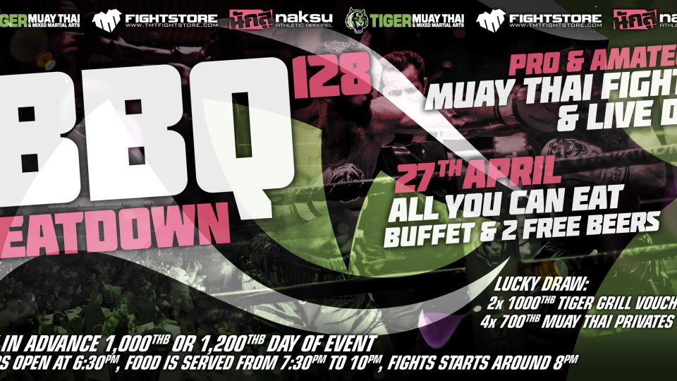 Don T Miss Our Famous Monthly Bbq Beatdown Event This Saturday Tiger Muay Thai And Mma Training